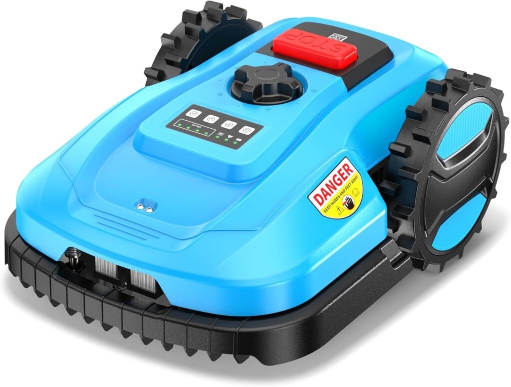 ACFARM Automatic Robotic Lawn Mower 1/4 Acre, 20V 4.0 Ah Battery Powered, APP Control with Schedule, Self-Charging, Bluetooth Wi-Fi Connect, Lawnmower for Small to Medium Yards ACFARM Automatic Robotic Lawn Mower 1/4 Acre, 20V 4.0 Ah Battery Powered, APP Control with Schedule, Self-Charging, Bluetooth Wi-Fi Connect, Lawnmower for Small to Medium Yards