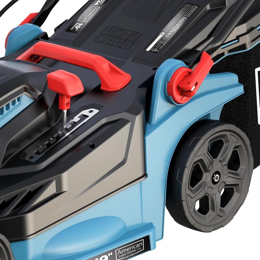 American Lawn Mower Company 51319 19-inch 13-Amp Corded Electric Push Lawn Mower with Grass Bag
