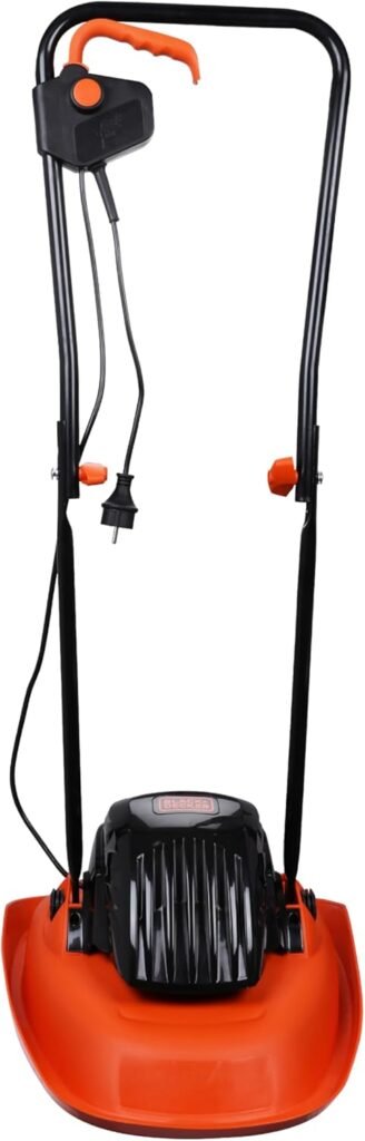 BLACK+DECKER BEMWH551-QS 1200W Electric Hover Mower, 12 (30cm) Winged Blade, Multi Directional Cutting, Ideal for Smaller Lawns up to 250 Metre Square,46 cm Cable Length, 1 Year Manufacturer Warranty