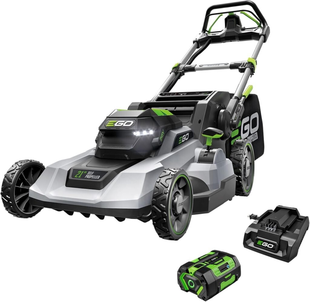 EGO POWER+ Electric Lawn Mower, Self-Propelled Cordless, Includes 56V 6.0Ah Battery And 320W Charger - LM2114SP