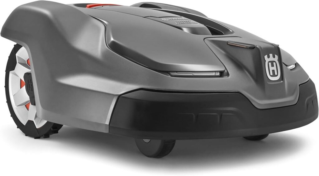 Husqvarna 440iQ Automower Robotic Mower, 2 Acre Mowing Capacity, Wire Free Robot Lawn Mower with Charging Station, RS1 EPOS Reference Station and Replacement Blades