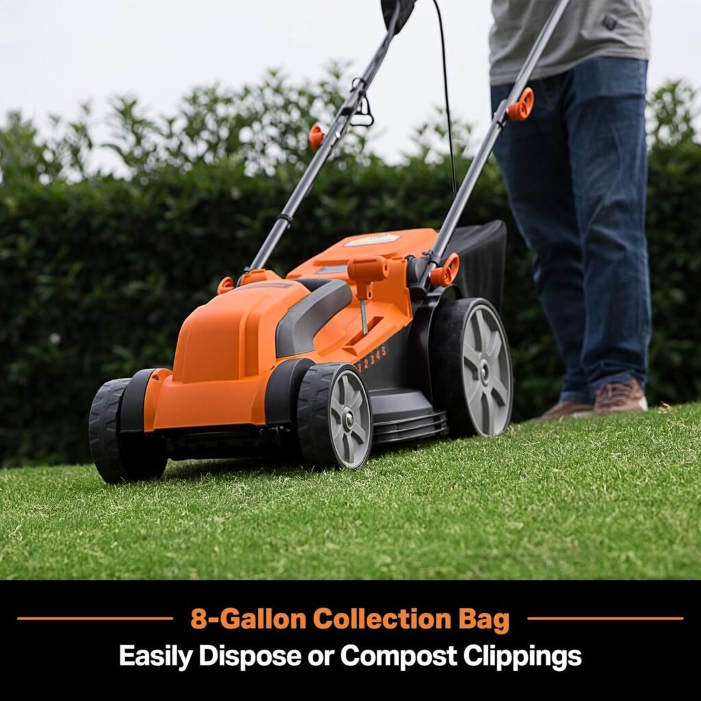 LawnMaster MEB1216K Electric Lawn Mower 16-Inch 12AMP