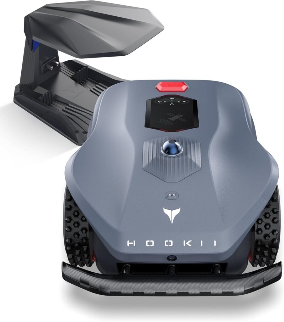 Neomow X LE Robot Lawn Mower Perimeter Wire Free for 0.37 Acre 3D LiDAR SLAM+Vision Mapping Robotic Lawnmower with 4G, No RTK Station Required, AI Accurate Obstacle Avoidance, App Control, Anti-Theft