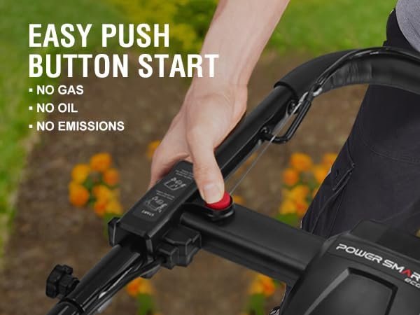 PowerSmart 80V MAX 21 Cordless Lawn Mower, 3-in-1 Brushless Electric Lawn Mower with 6.0Ah Lithium-ion Battery  Charger (PS76821)