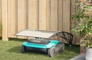 Robot Mower Garage Black 31.5″x39.8″x18.1″ 7KG review