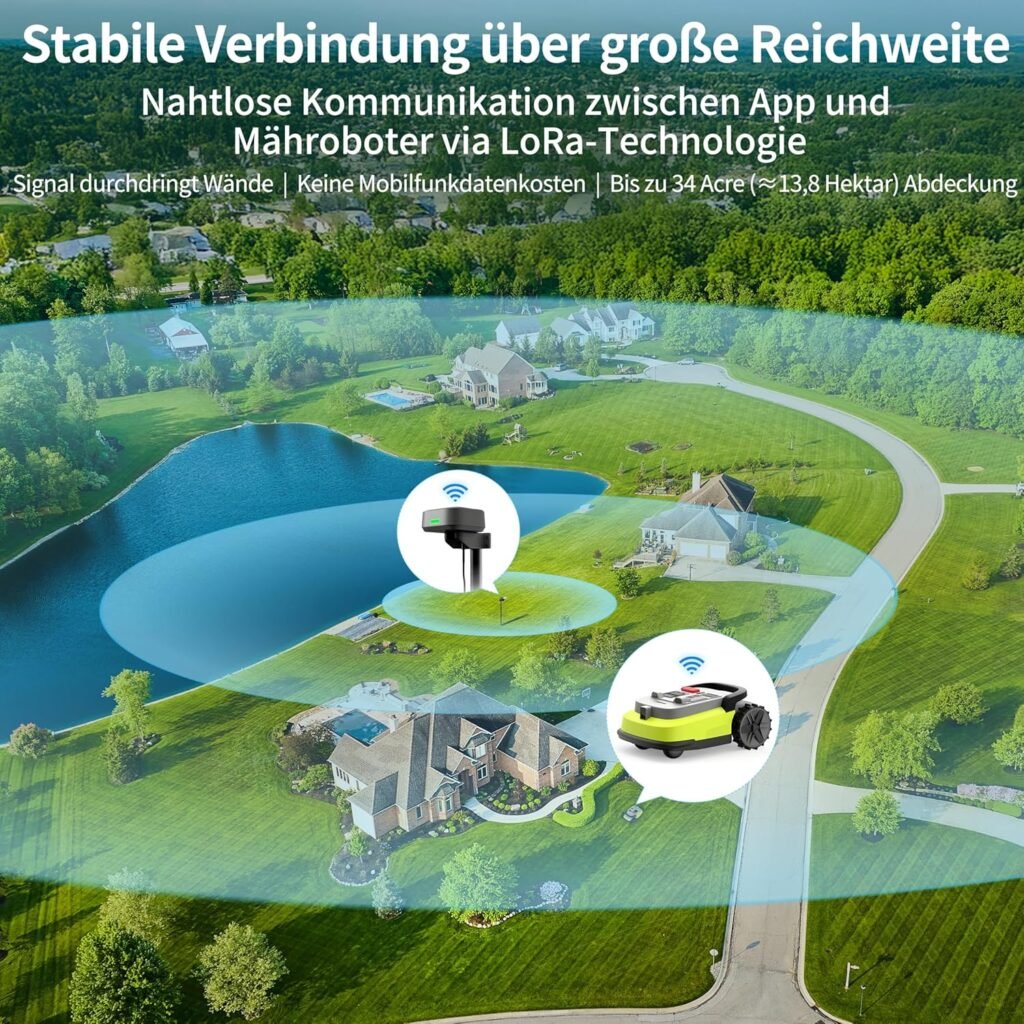 UBHOME RTK Reference Station for M10 Robot Lawn Mower