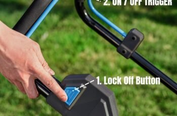 2x20V 18 inch Electric Lawn Mower Cordless review