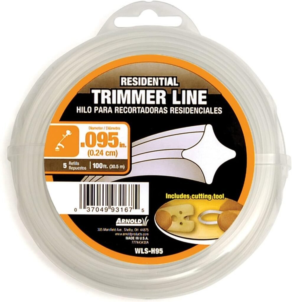 Arnold Residential Grade String Trimmer Line - .095-Inch x 100-Foot - Universal Fit, (WLS-H95)