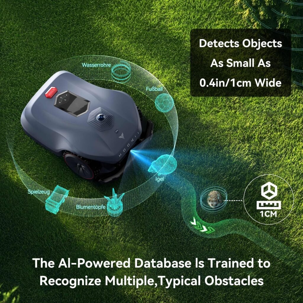 Neomow X SE Robot Lawn Mower Perimeter Wire Free for 0.75 Acre 3D LiDAR SLAM+Vision Mapping Robotic Lawnmower with 4G, No RTK Station Required, AI Accurate Obstacle Avoidance, App Control, Anti-Theft