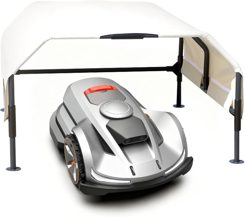 Robot Mower Garage, Robot Mower Accessories, Outdoor Storage shed, Durable rain-Proof and Ultraviolet-Proof Cover, Fits All Robotic Lawn Mowers (Extra Large Size)