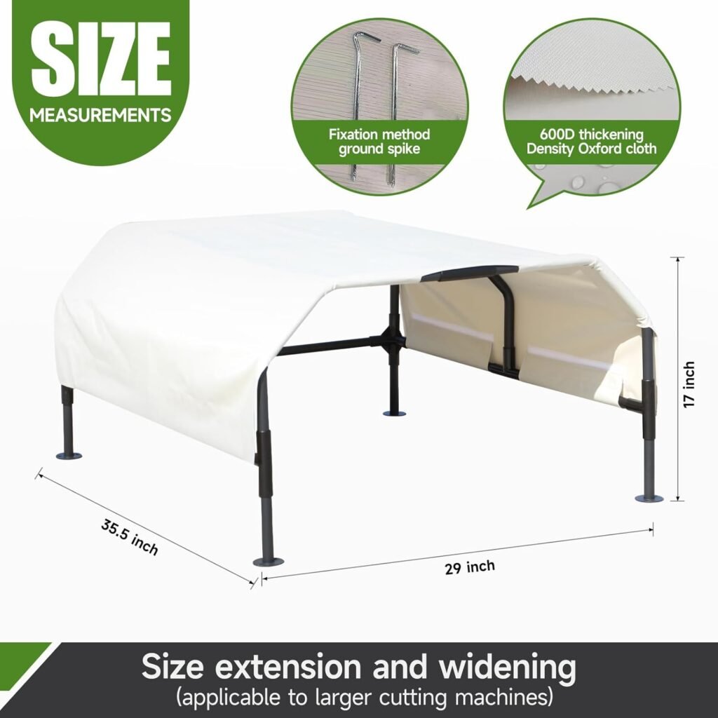 Robot Mower Garage, Robot Mower Accessories, Outdoor Storage shed, Durable rain-Proof and Ultraviolet-Proof Cover, Fits All Robotic Lawn Mowers (Extra Large Size)