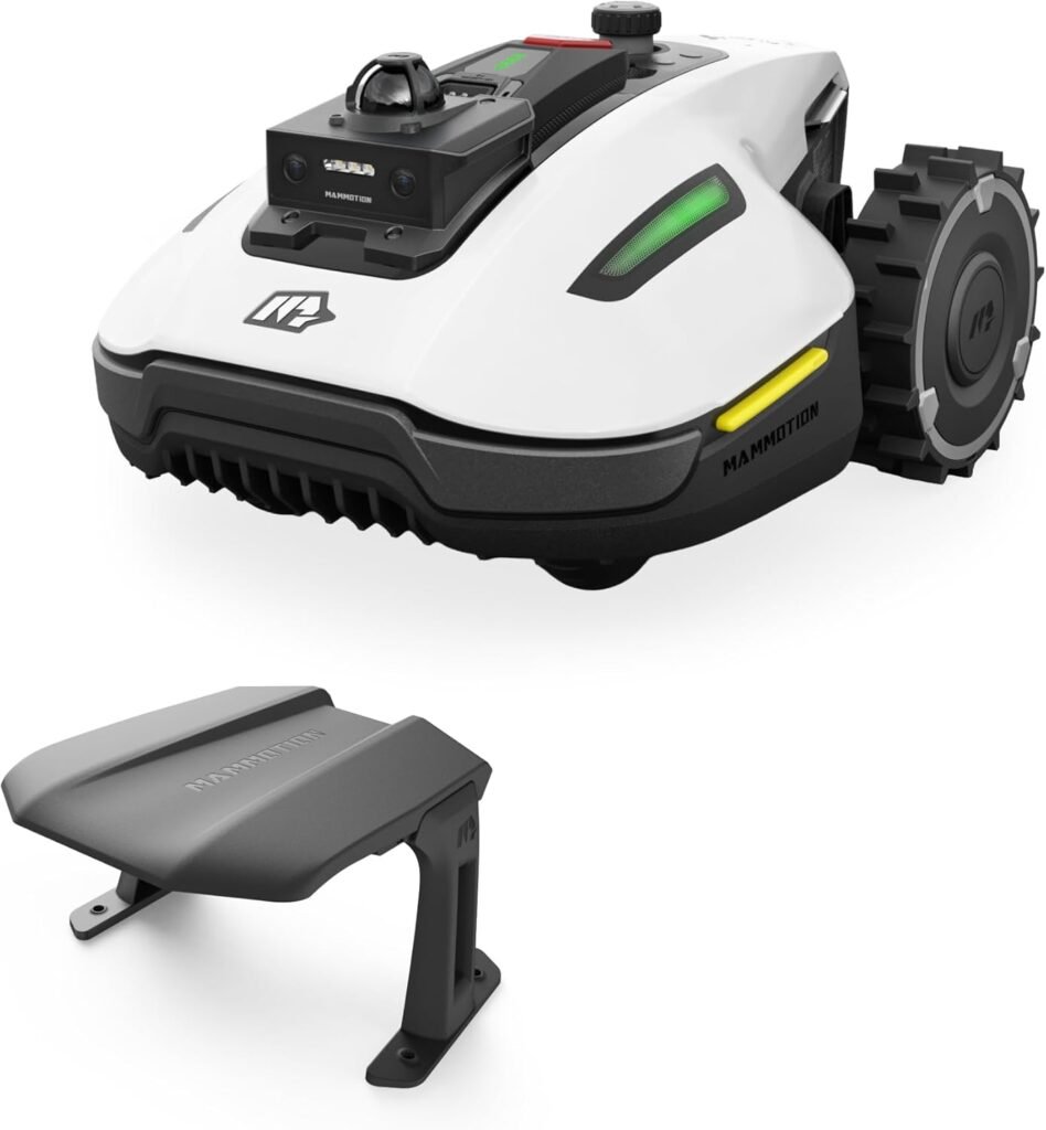 Mammotion YUKA mini 700H Robot Lawn Mower for 0.17 Acre, Max.0.35 Acre, No Wire, No RTK Installation, Free NetRTK+AI Vision Positioning, 45% Slope, Cutting Height 2~3.5, Mowing Zones