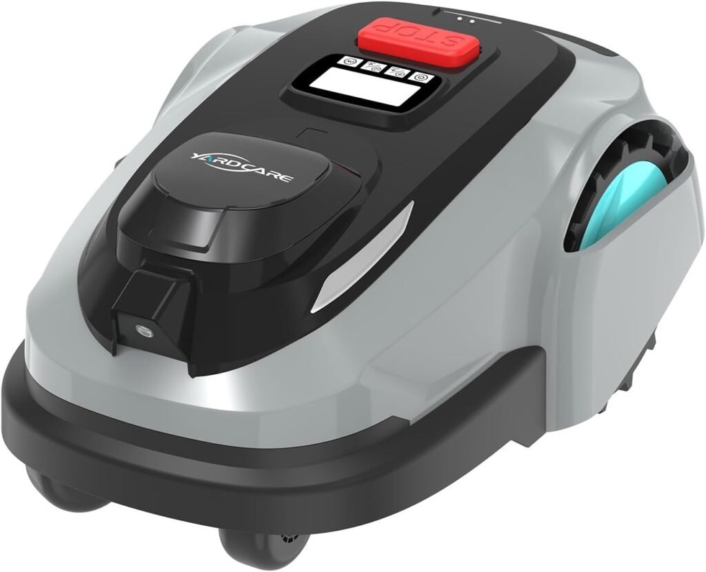 2026 New YARDCARE N1600 PRO No Wire Robot Lawn Mower, RTK+AI Vision Navigation, Smart APP Control, Multi-Zone Mapping, 0.4 Acre Coverage, Systematic Cutting Path Robot Lawn Mower for Yards