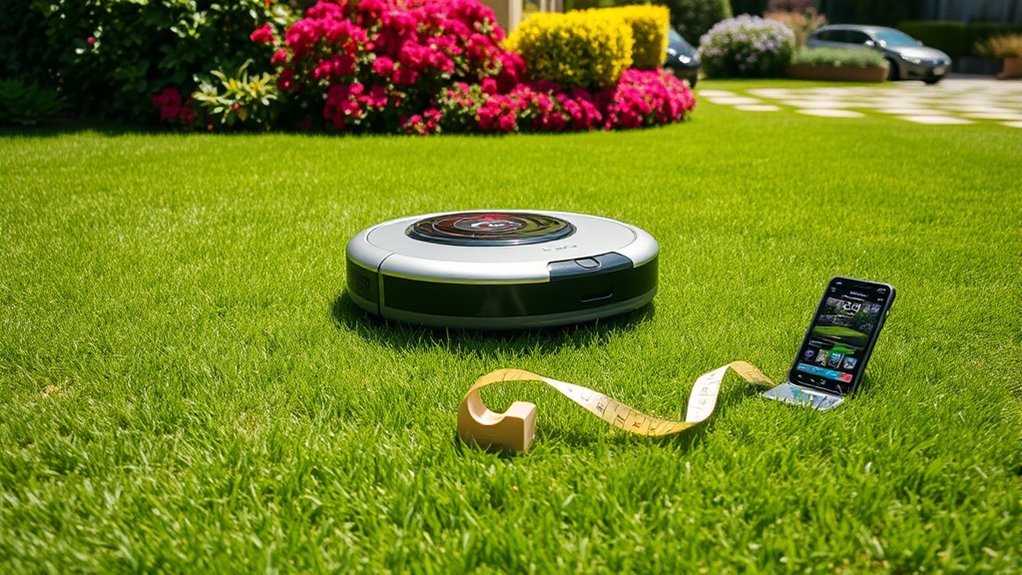 assess yard and terrain