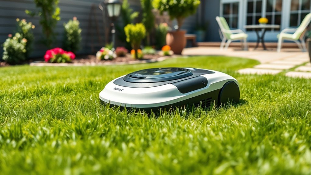 compact efficient lawn mower