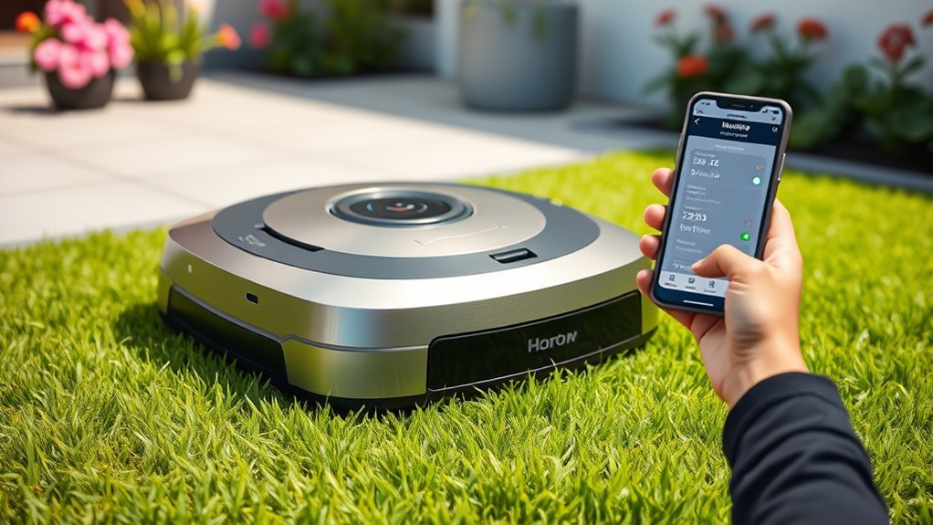 customizable mowing and controls