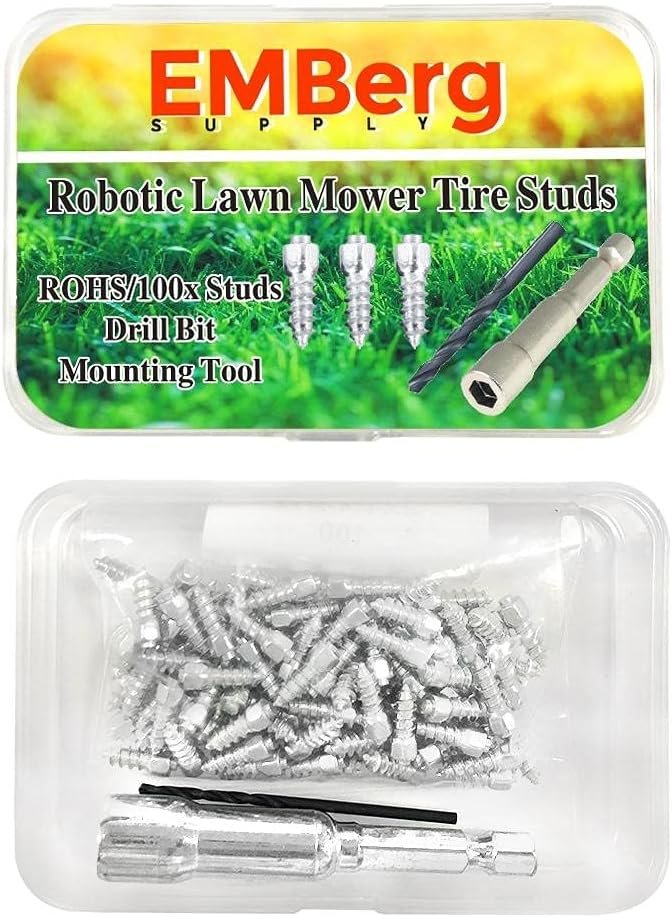 EMBerg Robotic Lawn Mower Wheel Studs Used for Worx Landroid, Robomow, and Husqvarna mowers
