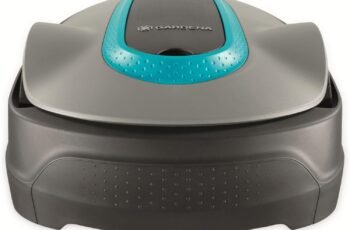 GARDENA 15001-20 SILENO City – Automatic Robotic Lawn Mower, with Bluetooth app and Boundary Wire, The quietest in its Class, for lawns up to 2700 Sq Ft, Made in Europe, Grey