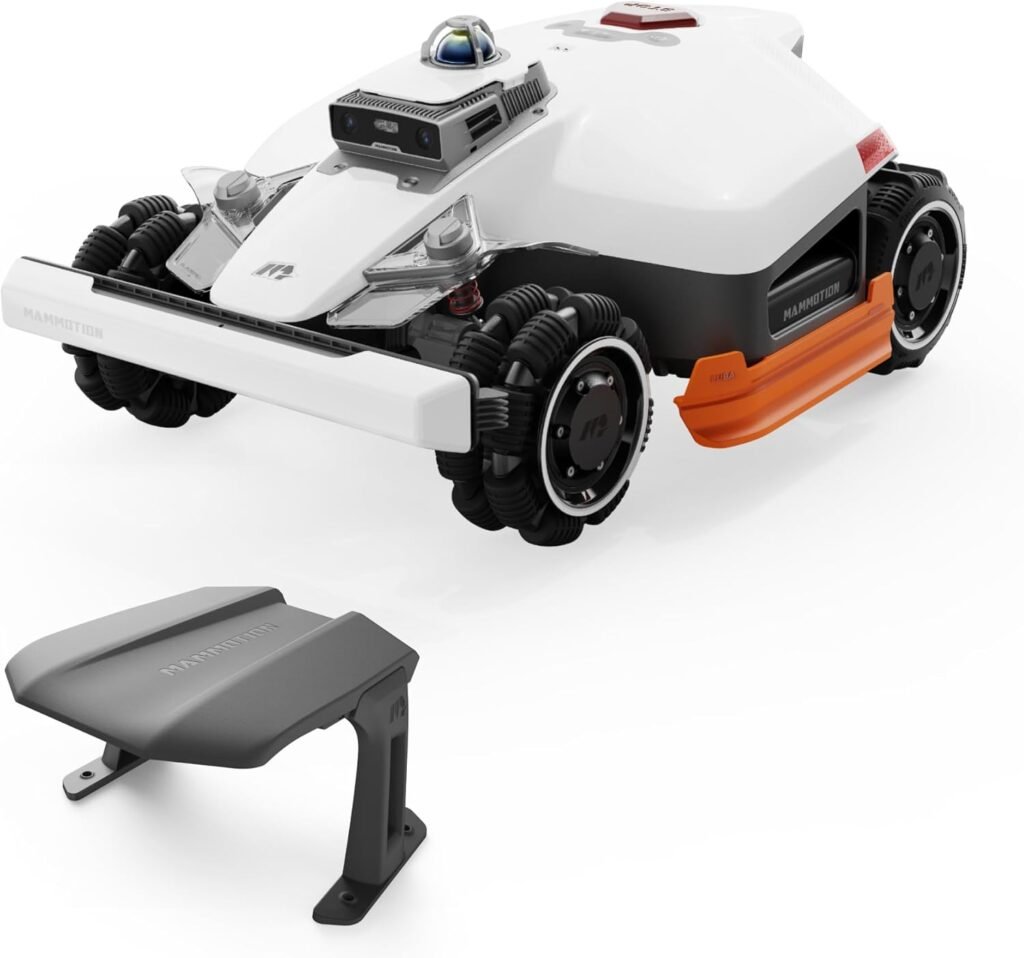 Mammotion LUBA AWD 1500H Robot Lawn Mower with Standard Garage, 0.37 Acre, All-Wheel-Drive for 80% Slopes, 360° LiDAR+NetRTK+AI Vision, Multi-Zone Management, 2.2-4.0 Cutting Height