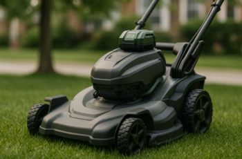MZK 20V 18″ Electric Lawn Mower, 3-in-1 Brushless Walk-Behind Push Mowers