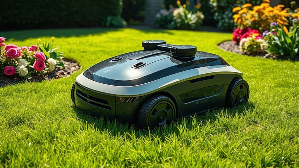 optimized precise mowing routes