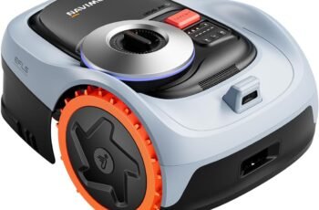 Segway Navimow i206 AWD Robot Lawn Mower (New i105N), Wire-Free Robotic Mower, All-Wheel Drive for 45% Slopes, Auto Mapping, NRTK + Vision, 2–3.6 in Cutting Height, Covers 0.15 Acre
