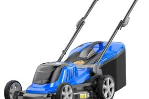 Wild Badger Power 40V 18″ Cordless Lawn Mower Brushless , 5,445 sq ft/0.125 ac, 1×4.0Ah Battery & Fast Charger, 5-Position Height ,for Small-to-Medium Lawns