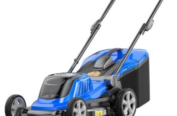 Wild Badger Power 40V 18″ Cordless Lawn Mower Brushless , 5,445 sq ft/0.125 ac, 1×4.0Ah Battery & Fast Charger, 5-Position Height ,for Small-to-Medium Lawns