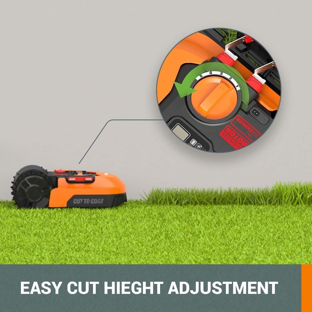 WORX Landroid L 20V Robotic Lawn Mower w/GPS/2 Acre / 21,780 Sq.Ft Power Share - WR153 (Battery  Charger Included)