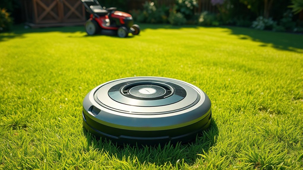 automated efficient lawn maintenance
