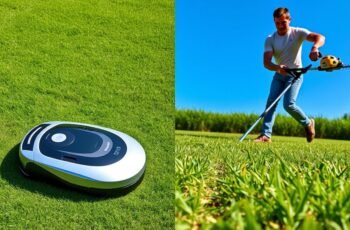Robot Mower Vs Manual Mowing Effort