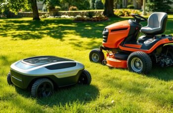 Robot Lawn Mower Vs Ride-On Mower