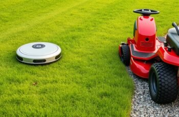Robot Mower Vs Ride-On Mower Convenience