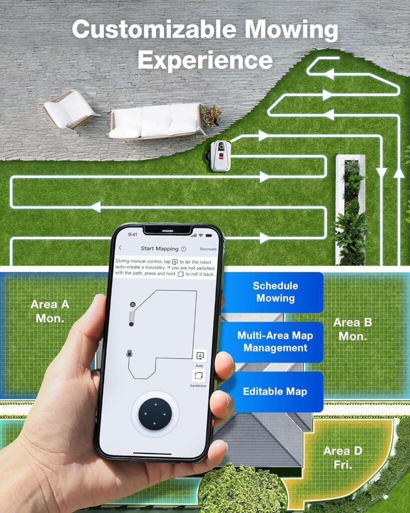 ECOVACS Goat A3000 LiDAR PRO Robotic Lawn Mower for Up to/4 Acre, mAh Battery with 189W Fast Charging, Wire-Free Dual-LiDAR Navigation, Built-in TruEdge Edge Trimmer, Smart App Control ECOVACS Goat A3000 LiDAR PRO Robotic Lawn Mower for Up to/4 Acre, mAh Battery with 189W Fast Charging, Wire-Free Dual-LiDAR Navigation, Built-in TruEdge Edge Trimmer, Smart App Control