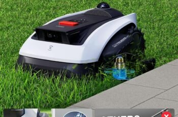 ECOVACS Goat O1000 LiDAR PRO Robot Lawn Mower, Wire-Free Mapping with LiDAR Navigation, AI Obstacle Avoidance, Smart Edge Mowing, App Control, for Lawns Up to 1/4 Acre