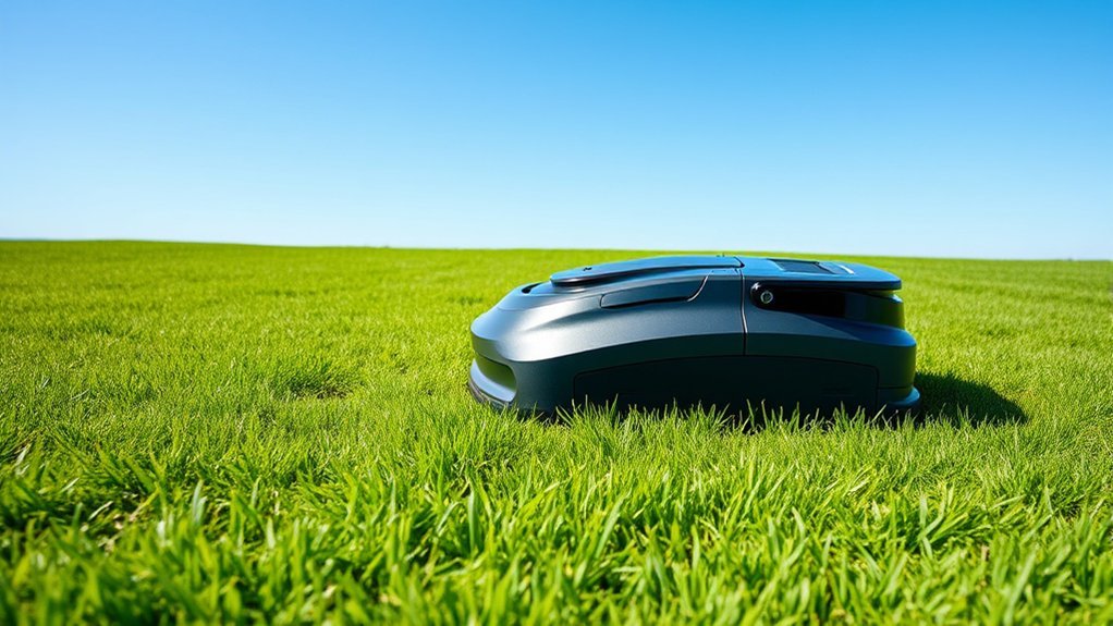 efficient safe lawn mowing