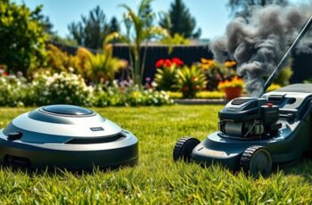 Robot Mower Vs Petrol Mower Emissions