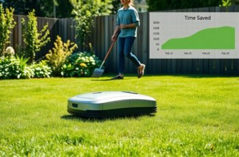 Robot Lawn Mower Time Savings Comparison