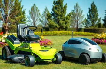 Ride-On Mower Vs Robot Mower Comparison