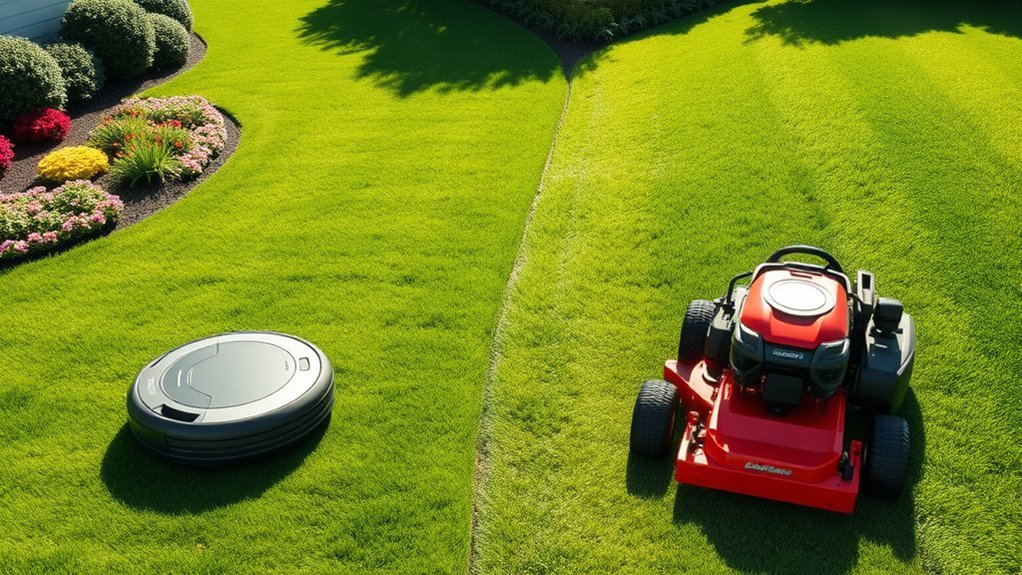 lawn size and terrain
