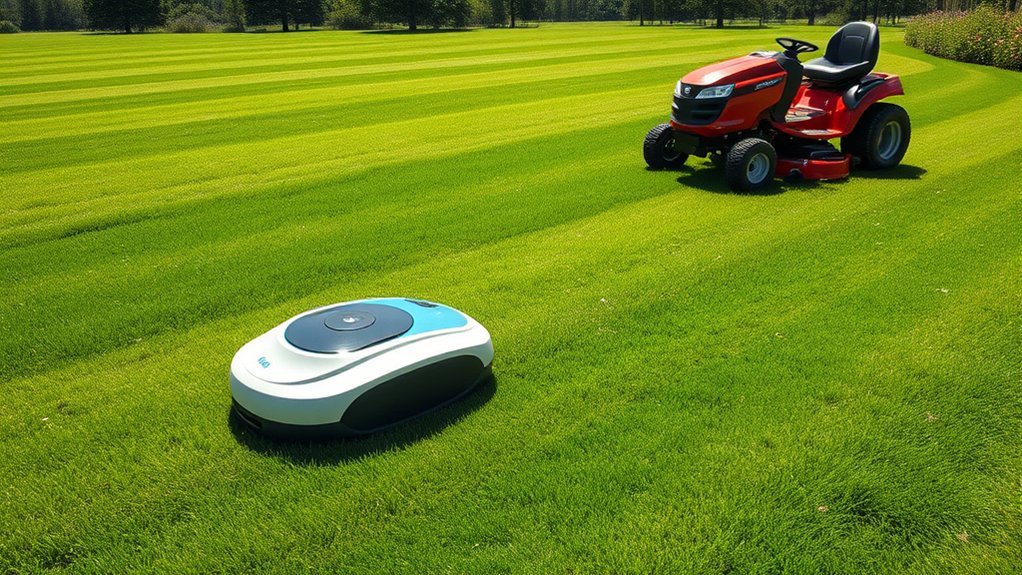 lawn size impacts mowing time