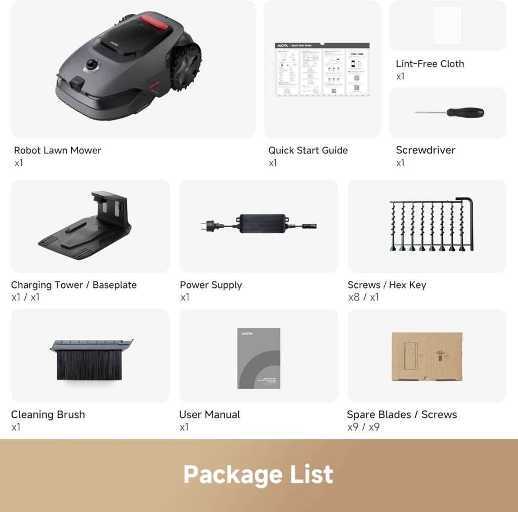 MOVA LiDAX Ultra Robot Lawn Mower Wire Free for/4 Acre, RTK-Free+360° 3D LiDAR+AI Vision Auto Mapping, Zero-Edge Cutting, Cutting Height 1.2-3.9, 45% Slope, Up to Managed Zones Dual Maps MOVA LiDAX Ultra Robot Lawn Mower Wire Free for/4 Acre, RTK-Free+360° 3D LiDAR+AI Vision Auto Mapping, Zero-Edge Cutting, Cutting Height 1.2-3.9, 45% Slope, Up to Managed Zones Dual Maps