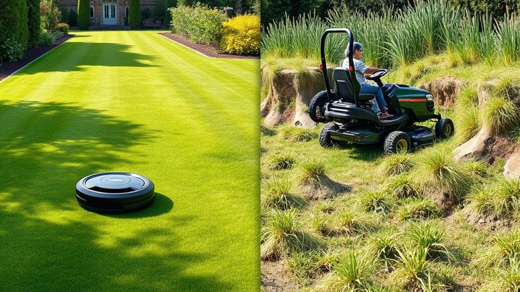 mower suitability by terrain