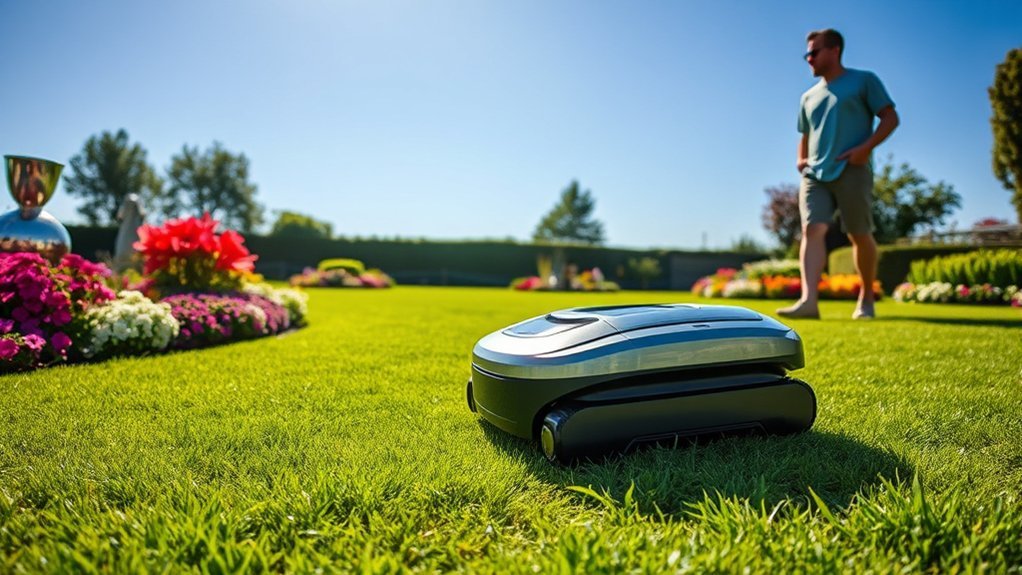 prepare lawn and surroundings