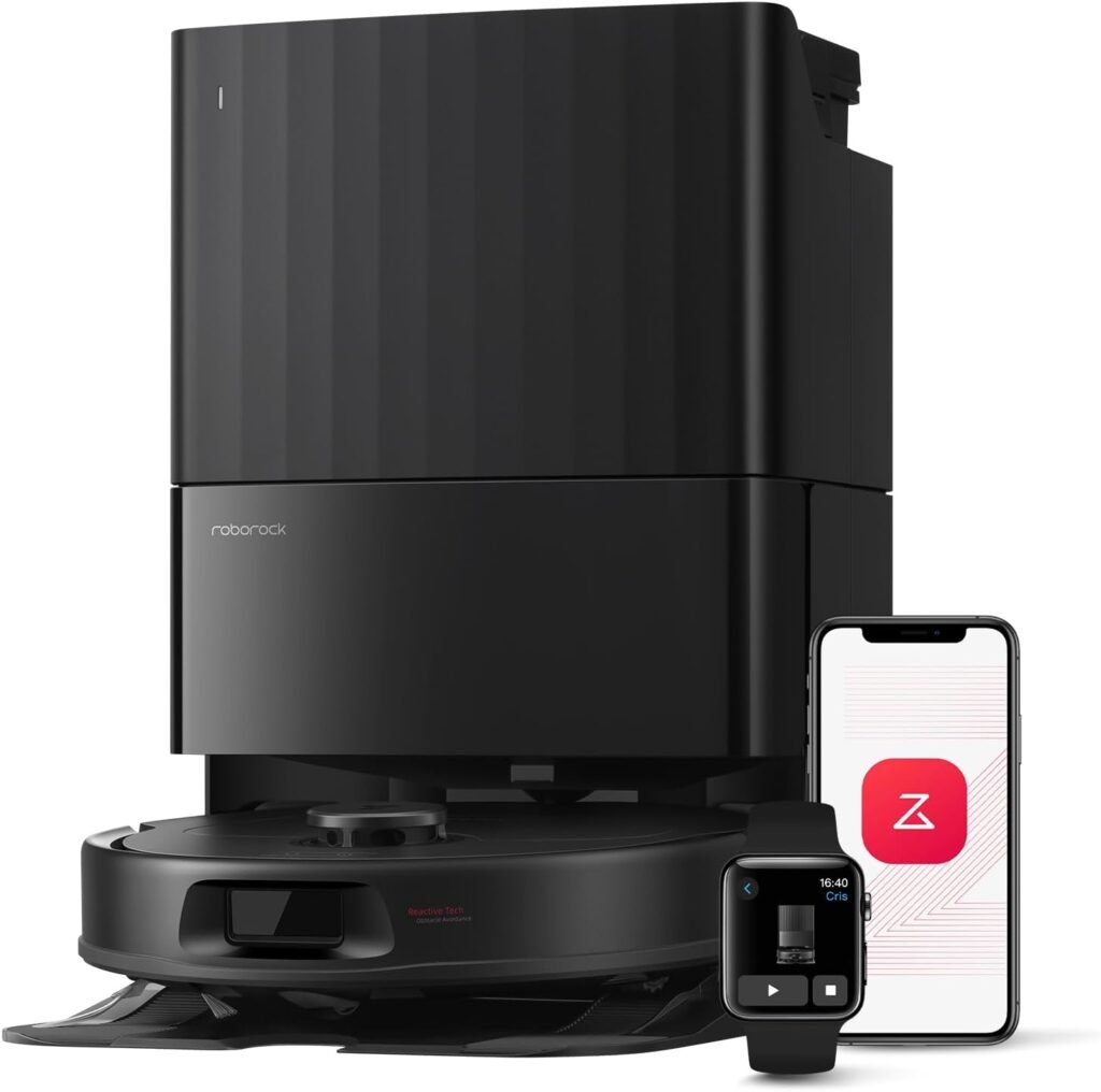 roborock Qrevo Series Robot Vacuum and Mop, 8000Pa Suction, Upgraded from Qrevo S, Anti-Tangle Brushes, Smart Obstacle Avoidance, Auto Mop Washing, All-in-One Dock, 200RPM Spinning Mops, Black(QV 35A) roborock Qrevo Series Robot Vacuum and Mop, 8000Pa Suction, Upgraded from Qrevo S, Anti-Tangle Brushes, Smart Obstacle Avoidance, Auto Mop Washing, All-in-One Dock, 200RPM Spinning Mops, Black(QV 35A)