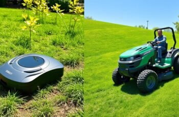 Robotic Mower Vs Ride-On for Slopes