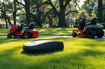 Robotic Mower Vs Ride-On for Estate Lawns