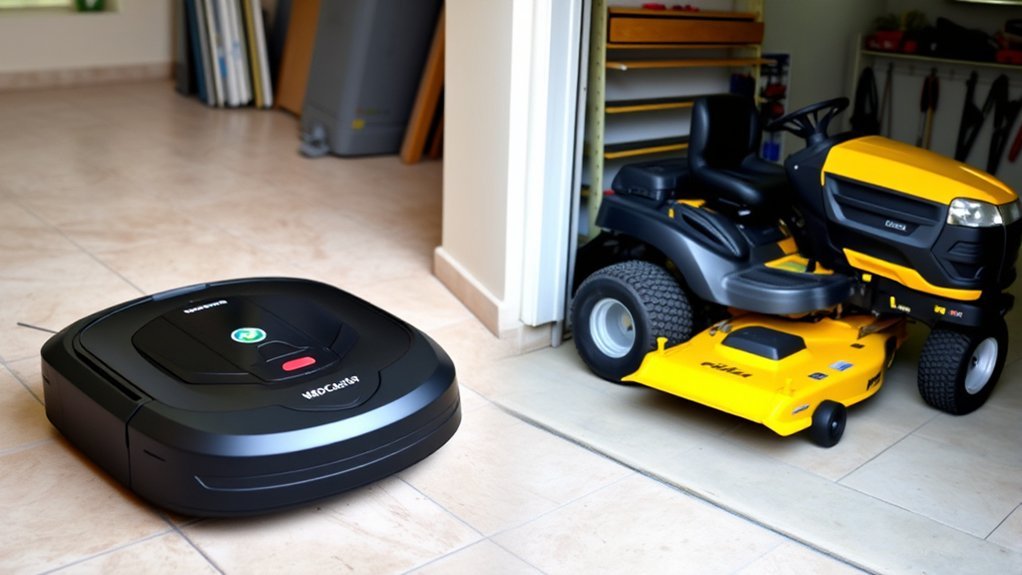 robotic vs ride on storage