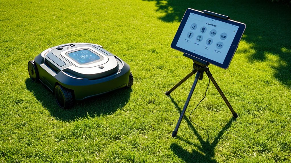 safe efficient mower setup