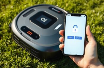Robotic Mower App Lock Features